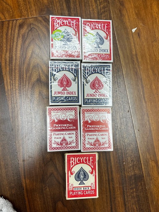 Bicycle Other - Lot of 5 NWT Bicycle and 2 PGC Playing Cards